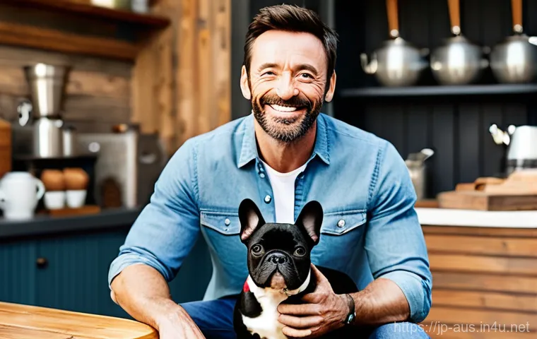 호주의 유명인  휴 잭맨 프로필 및 필모그래피 - A striking, dual-image composition showcasing Hugh Jackman's acting versatility. On the left, he is ...