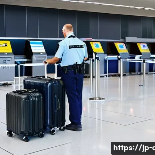 호주에서 주의해야 할 법과 규제 - **Prompt 1: Australian Airport Quarantine**
    A bright, clean, and modern Australian airport custo...
